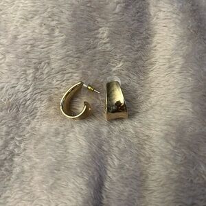 White House Black Market Gold Earrings